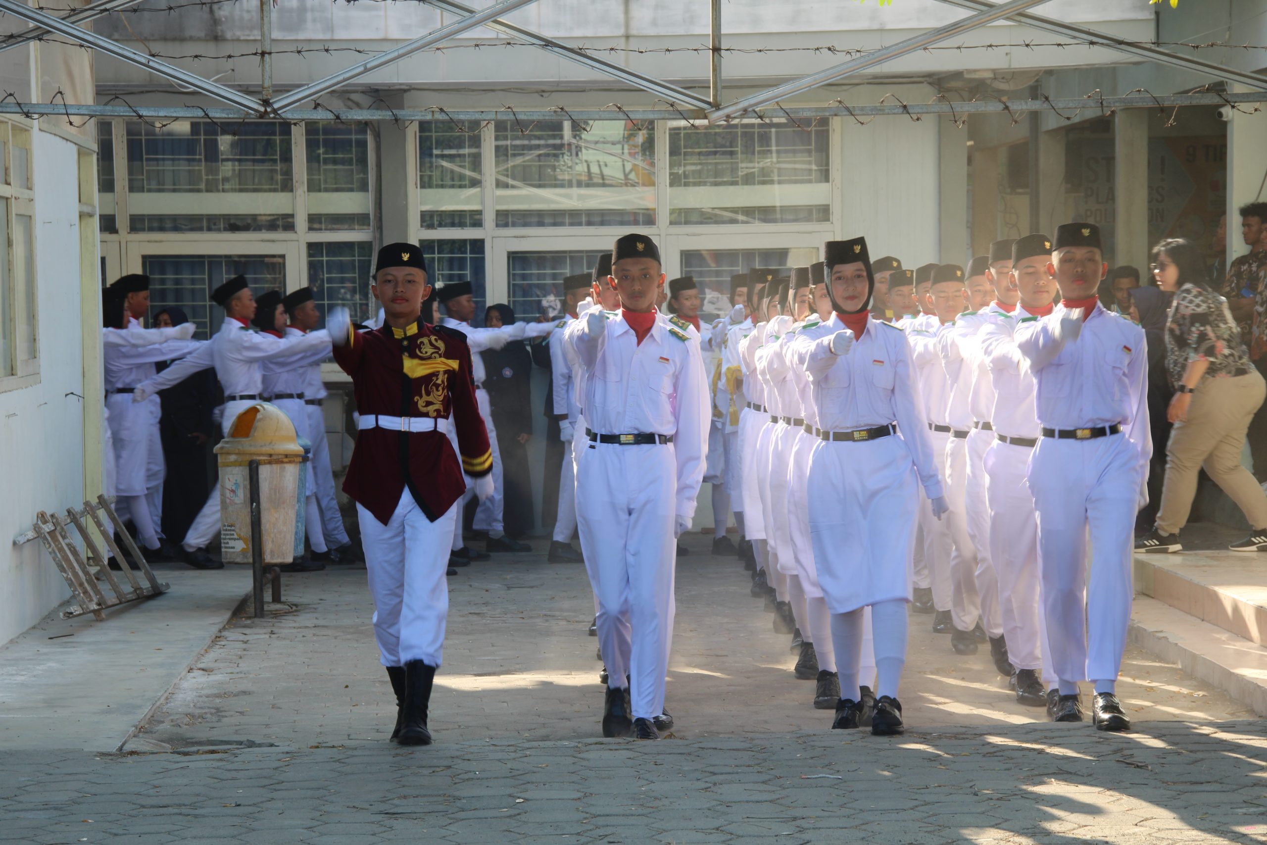 Diadakan Pelatihan Pengibaran untuk 17 Agustus 2024 untuk 17 Agustus 2024 : 29 Juli - 16 Agustus 2024