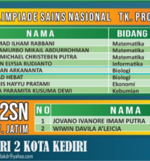 EMAS/JUARA 1 OSN TK. PROF. JATIM BIOLOGI